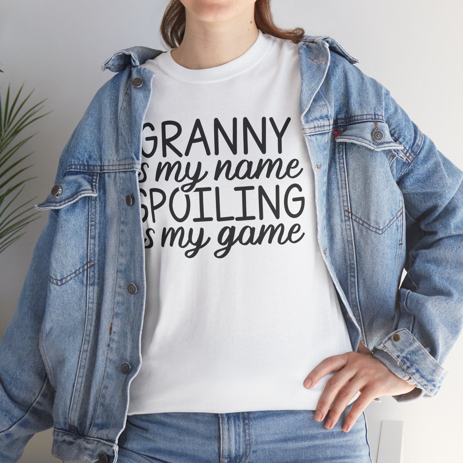 Granny Is My Name Spoiling Is My Game T-Shirt - Image 14