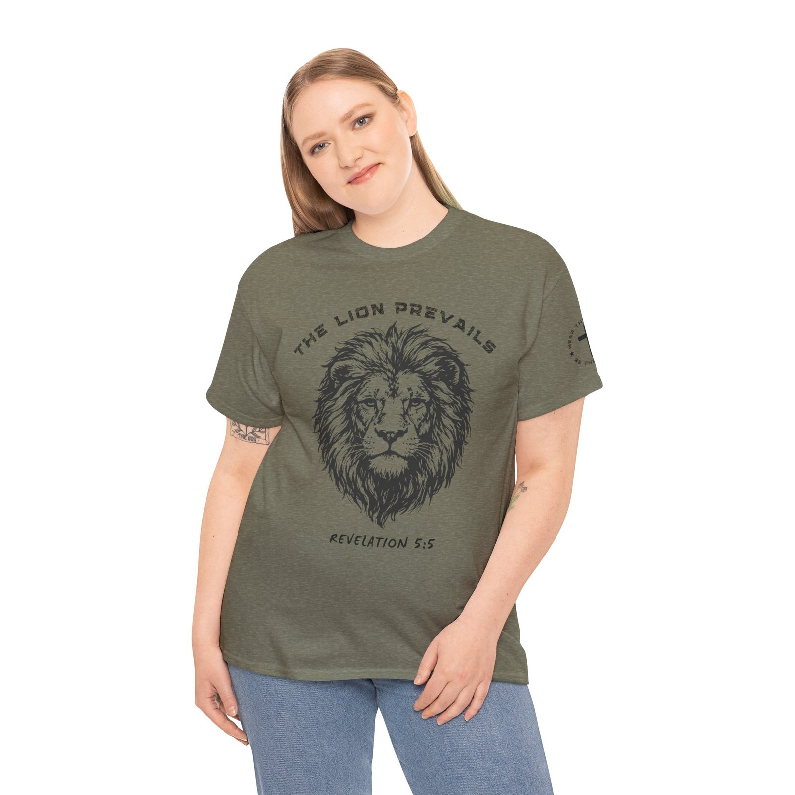 Lion Prevails T-Shirt — 'The Lion Prevails' Revelation 5:5 Christian Tee - Image 42