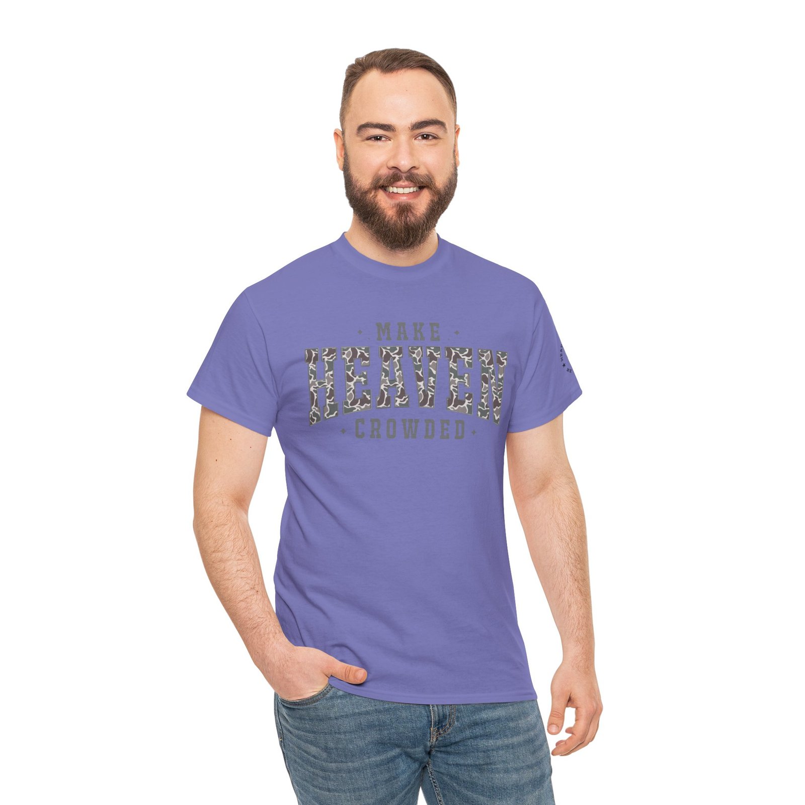 Make Heaven Crowded T-Shirt — Inspirational Christian Faith Tee - Image 87