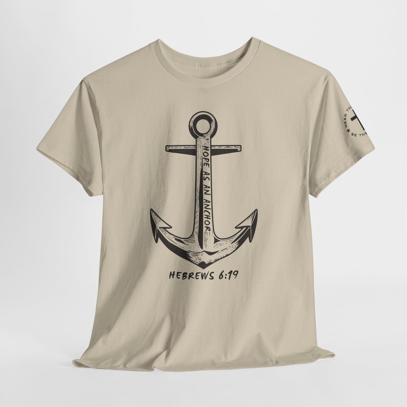 Anchor Faith T-Shirt – Hebrews 6:19 Christian Nautical Tee - Image 34