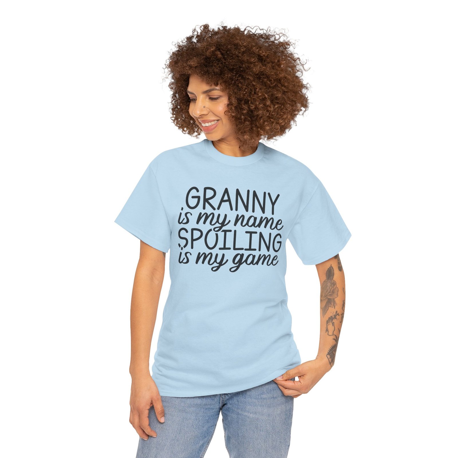 Granny Is My Name Spoiling Is My Game T-Shirt - Image 68