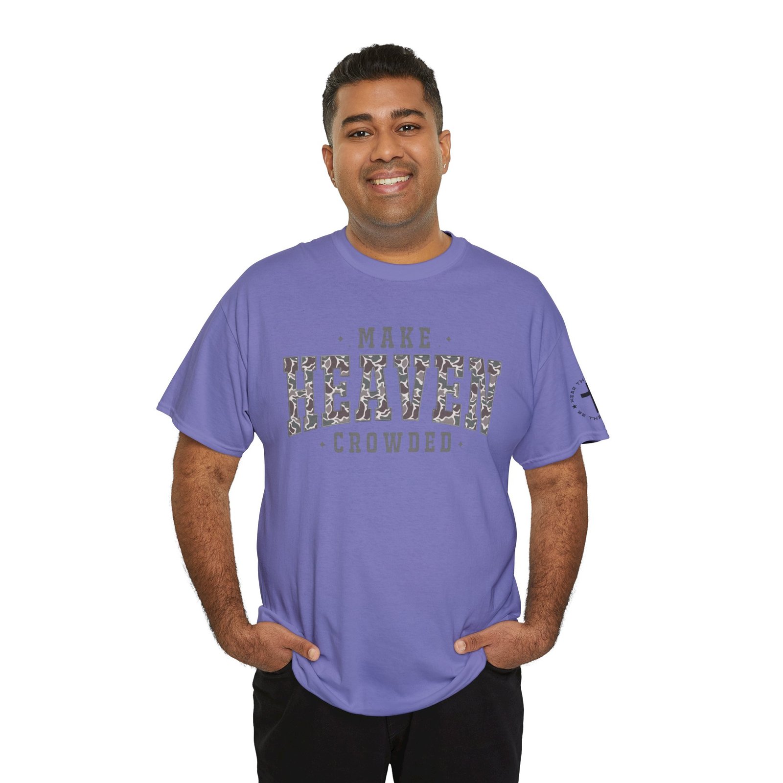Make Heaven Crowded T-Shirt — Inspirational Christian Faith Tee - Image 89