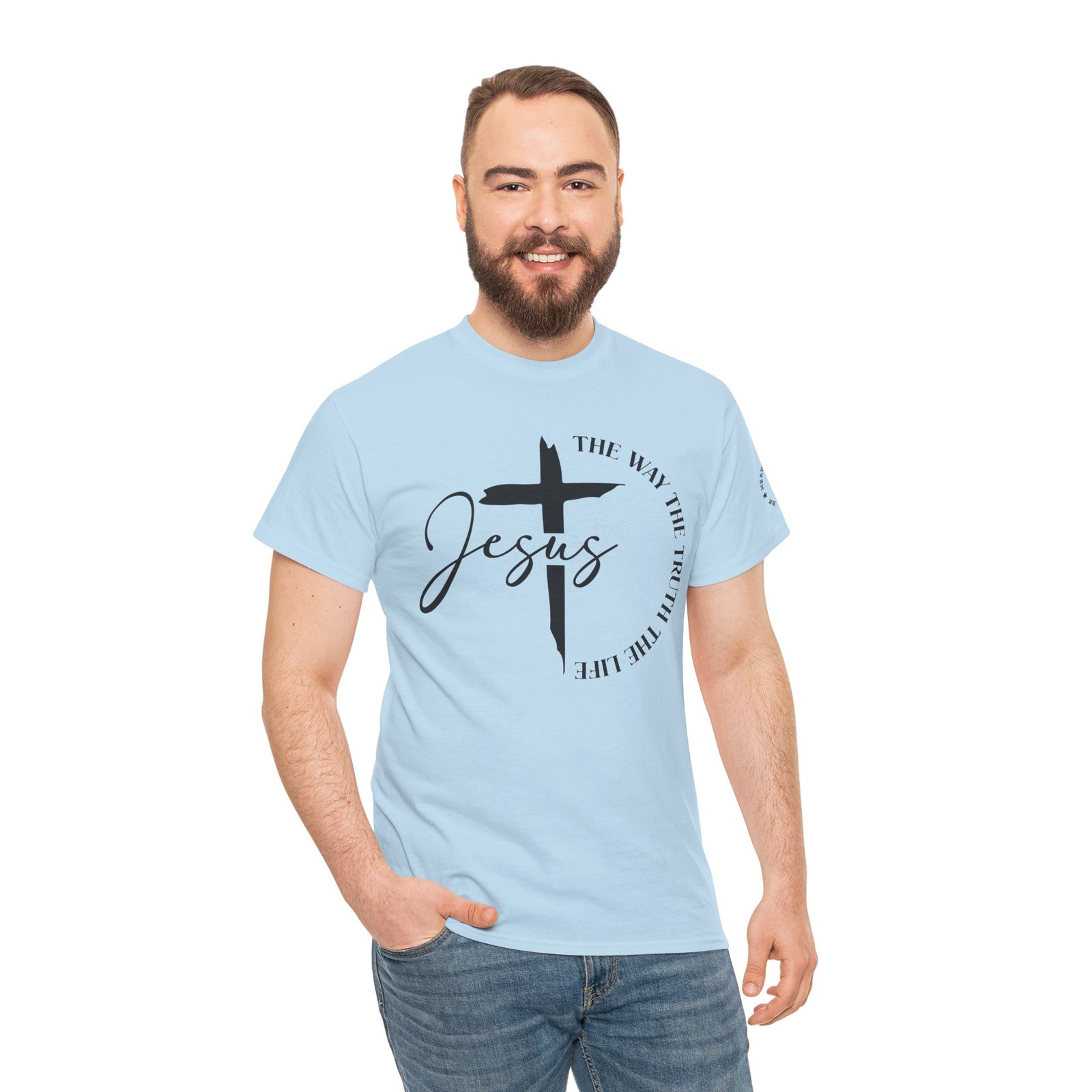 Jesus WAY | TRUTH | LIFE T-Shirt — Inspirational Christian Tee - Image 97