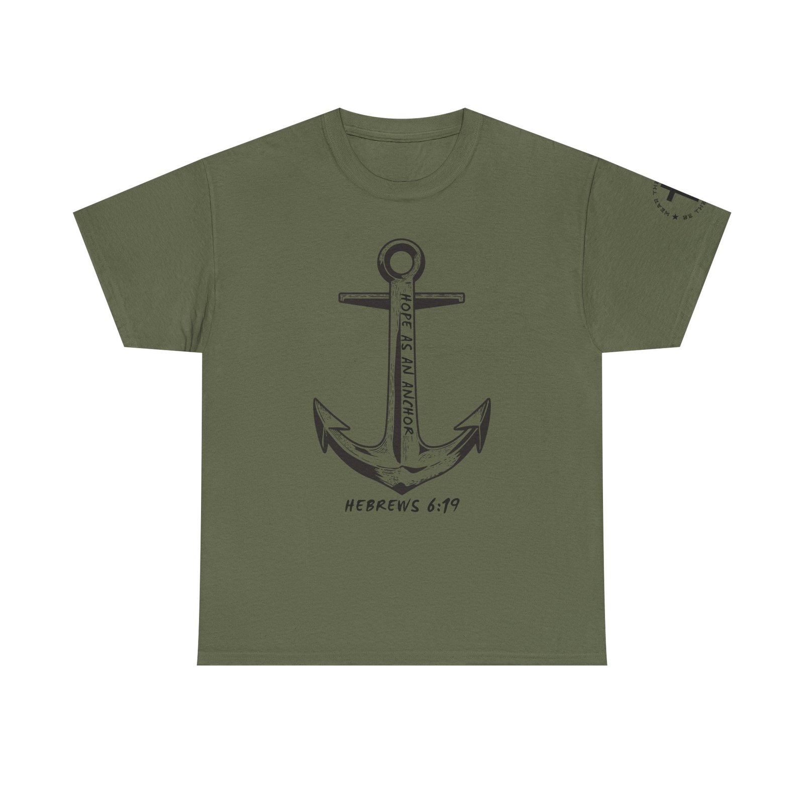 Anchor Faith T-Shirt – Hebrews 6:19 Christian Nautical Tee - Image 72