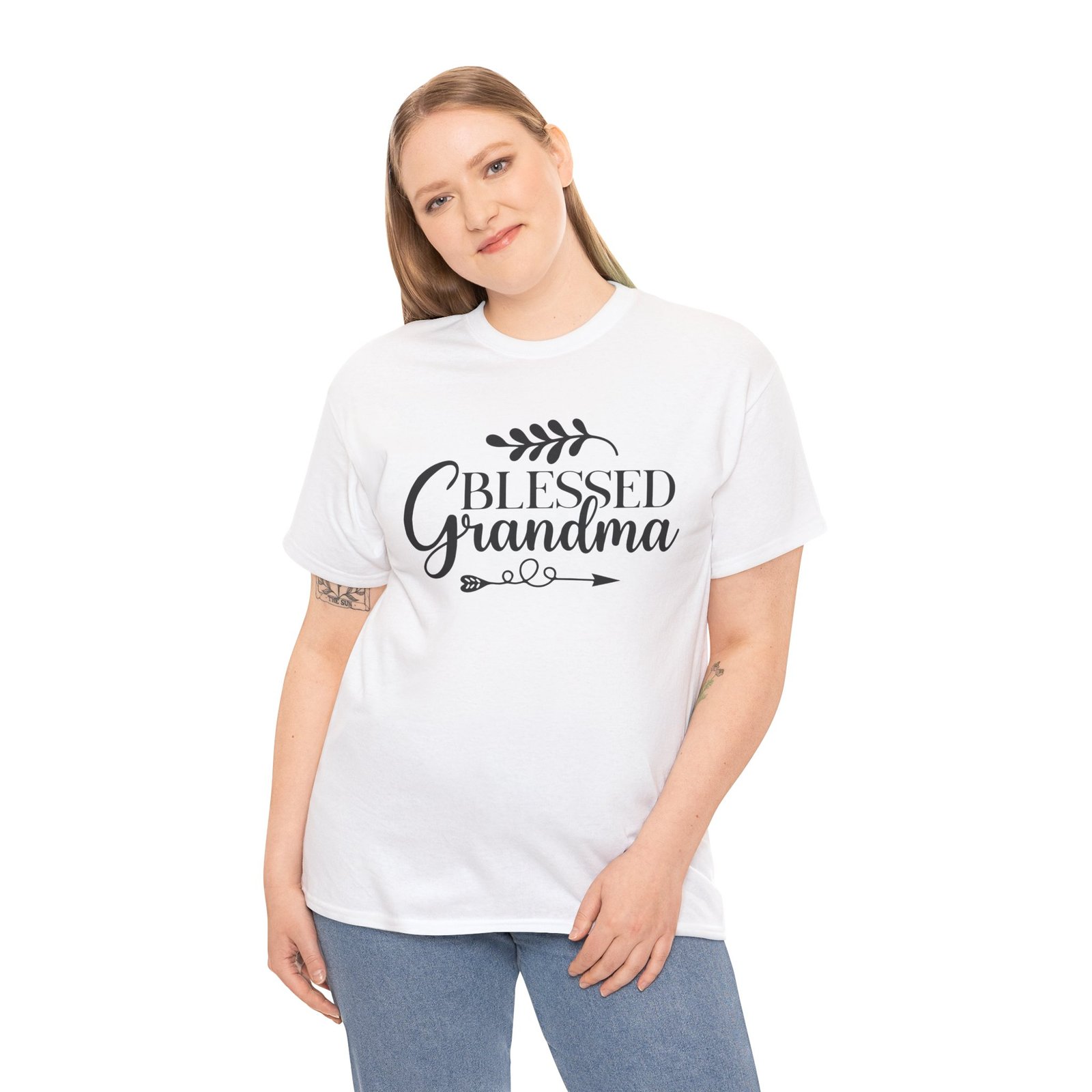 Blessed Grandma T-Shirt – Floral Grandma Gift Tee - Image 12