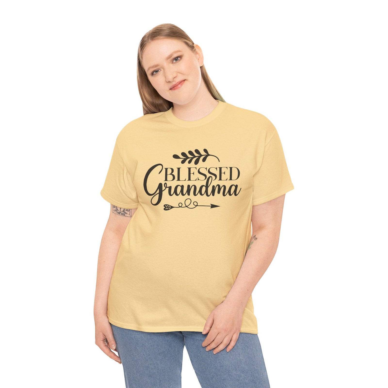 Blessed Grandma T-Shirt – Floral Grandma Gift Tee - Image 34