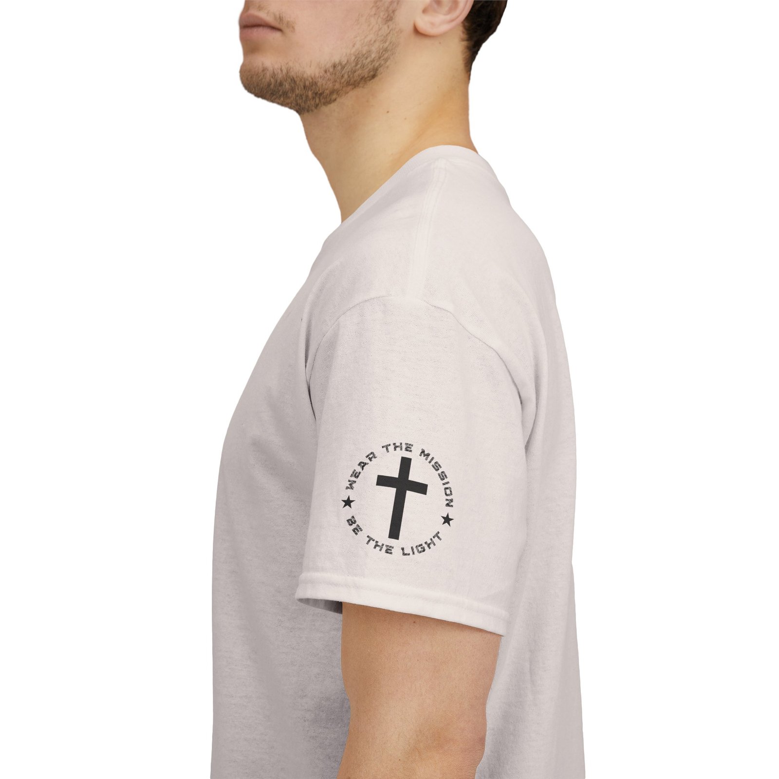 "JESUS SAVES" T-Shirt — Retro Maze Typography Tee - Image 40