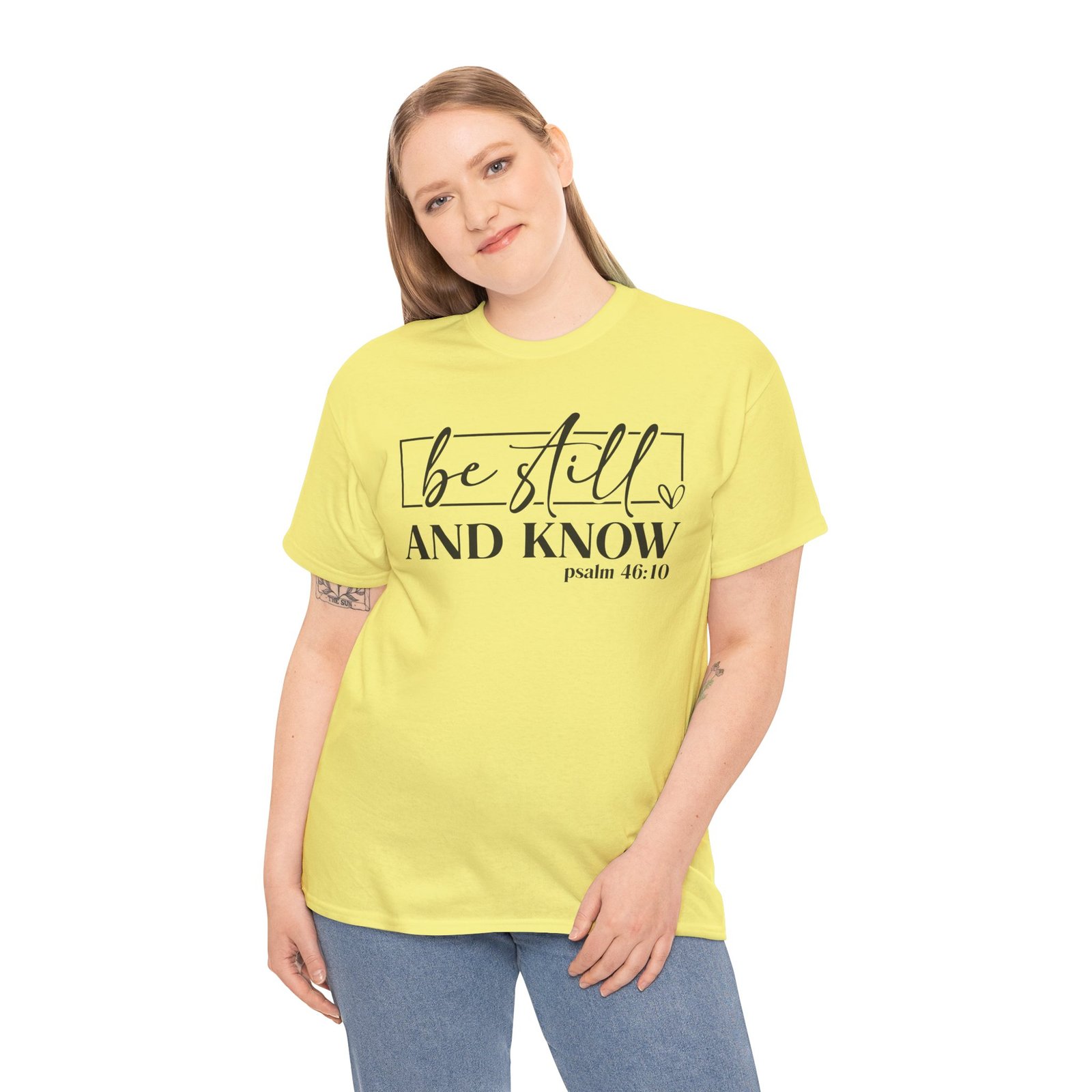 Be Still & Know Psalm 46 — Christian Faith Graphic Tee - Image 5