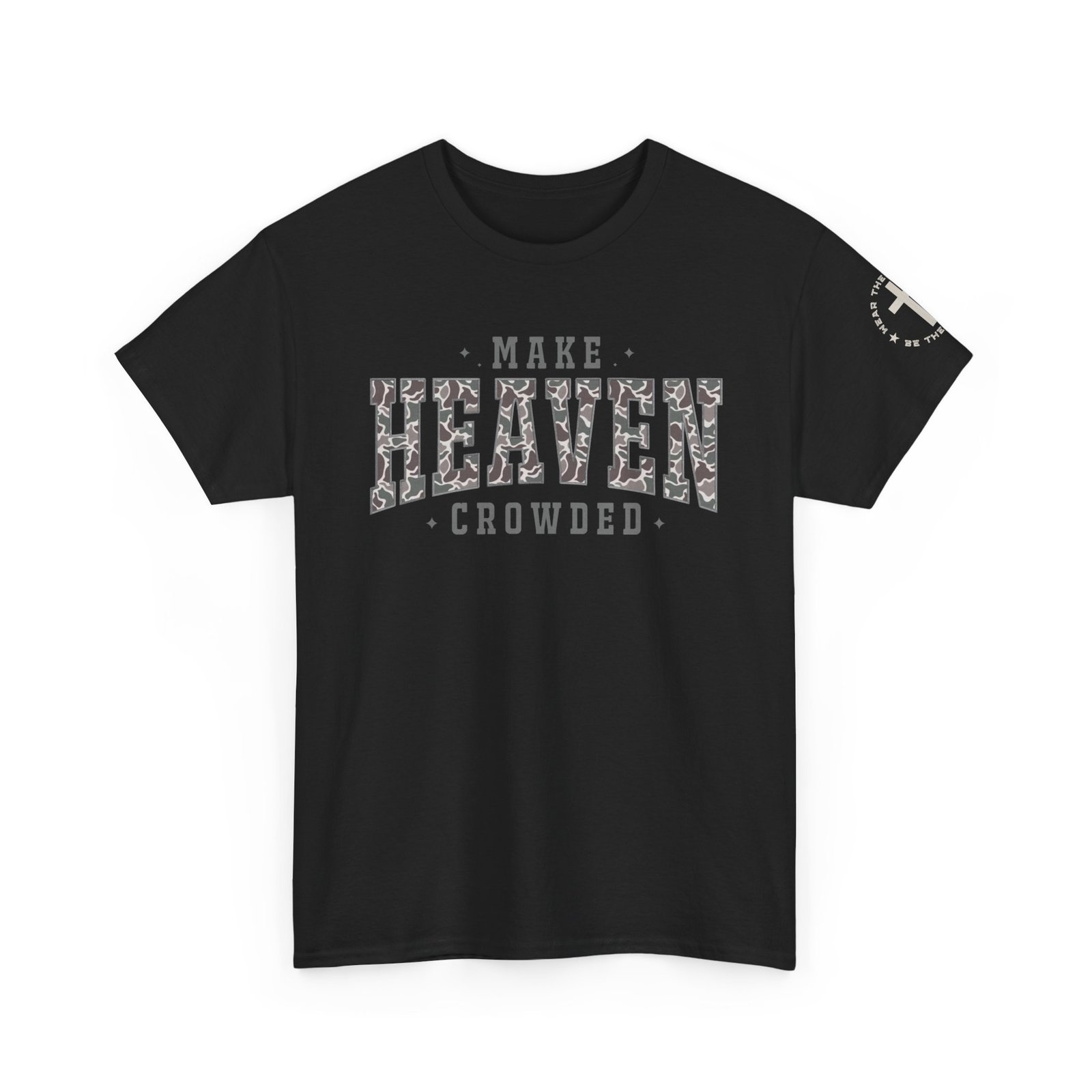 Make Heaven Crowded T-Shirt — Inspirational Christian Faith Tee - Image 3