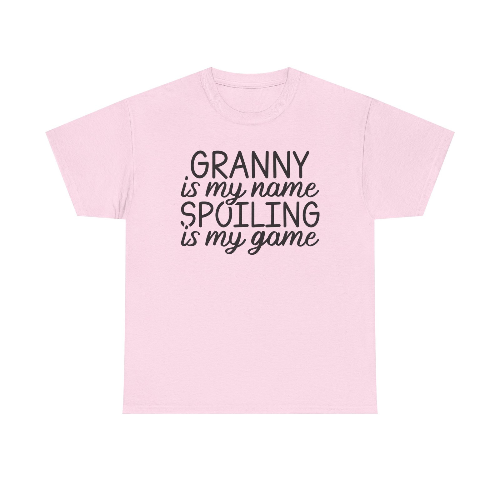 Granny Is My Name Spoiling Is My Game T-Shirt - Image 2