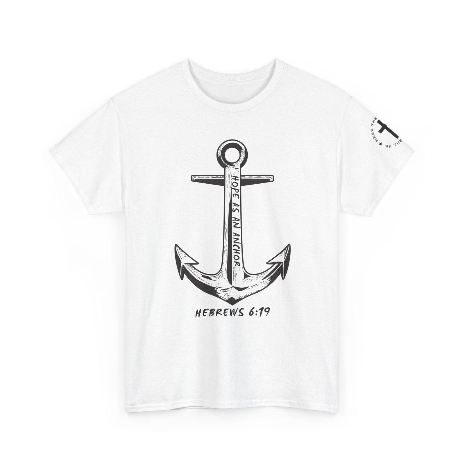 Anchor Faith T-Shirt – Hebrews 6:19 Christian Nautical Tee - Image 12