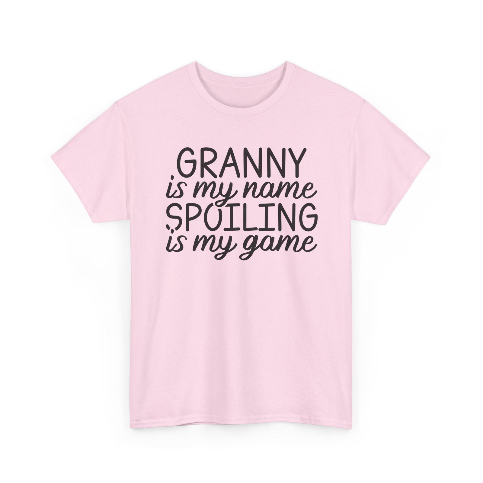 Granny Is My Name Spoiling Is My Game T-Shirt - Image 3
