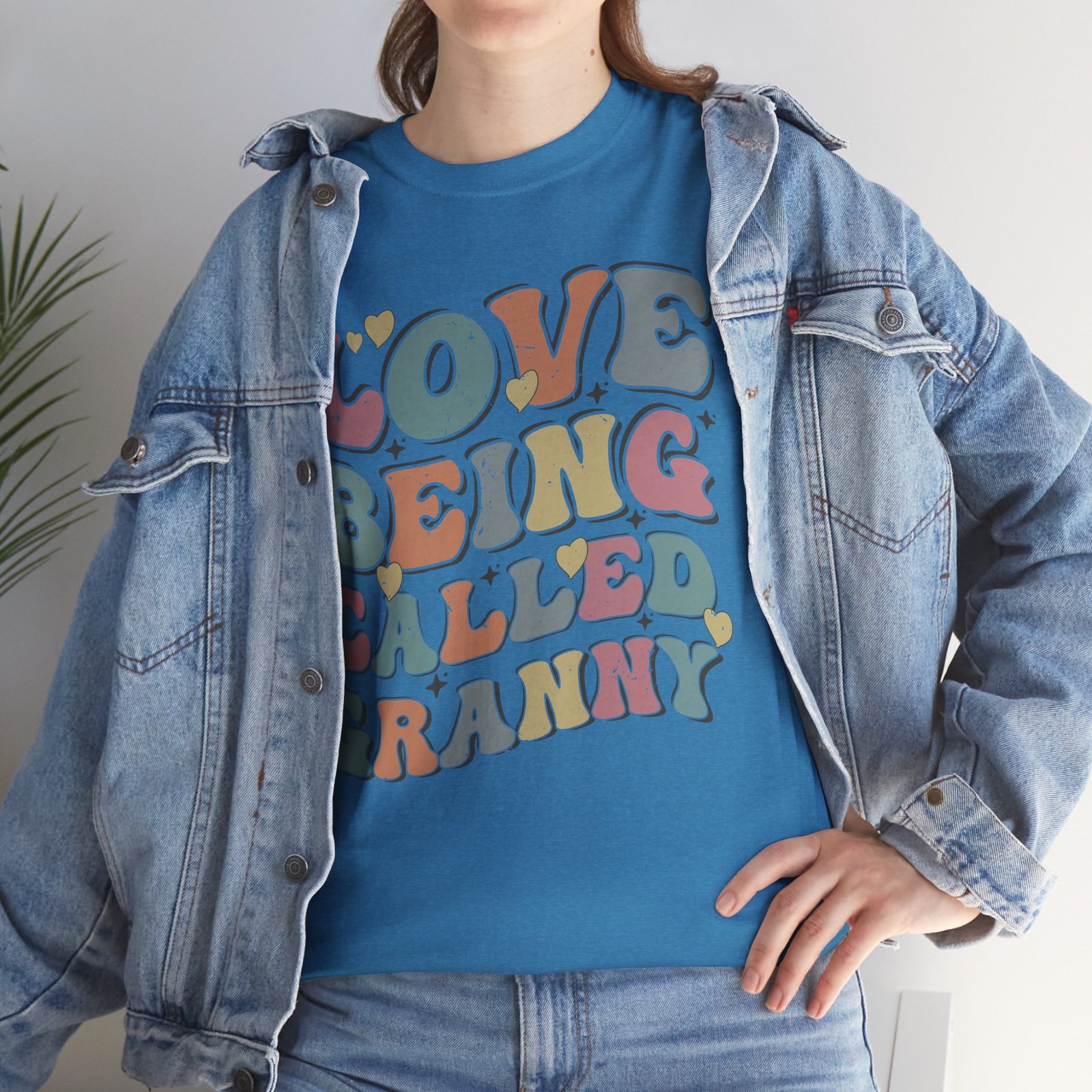 Love Being Called Granny T-Shirt — Proud Granny Tee - Image 57