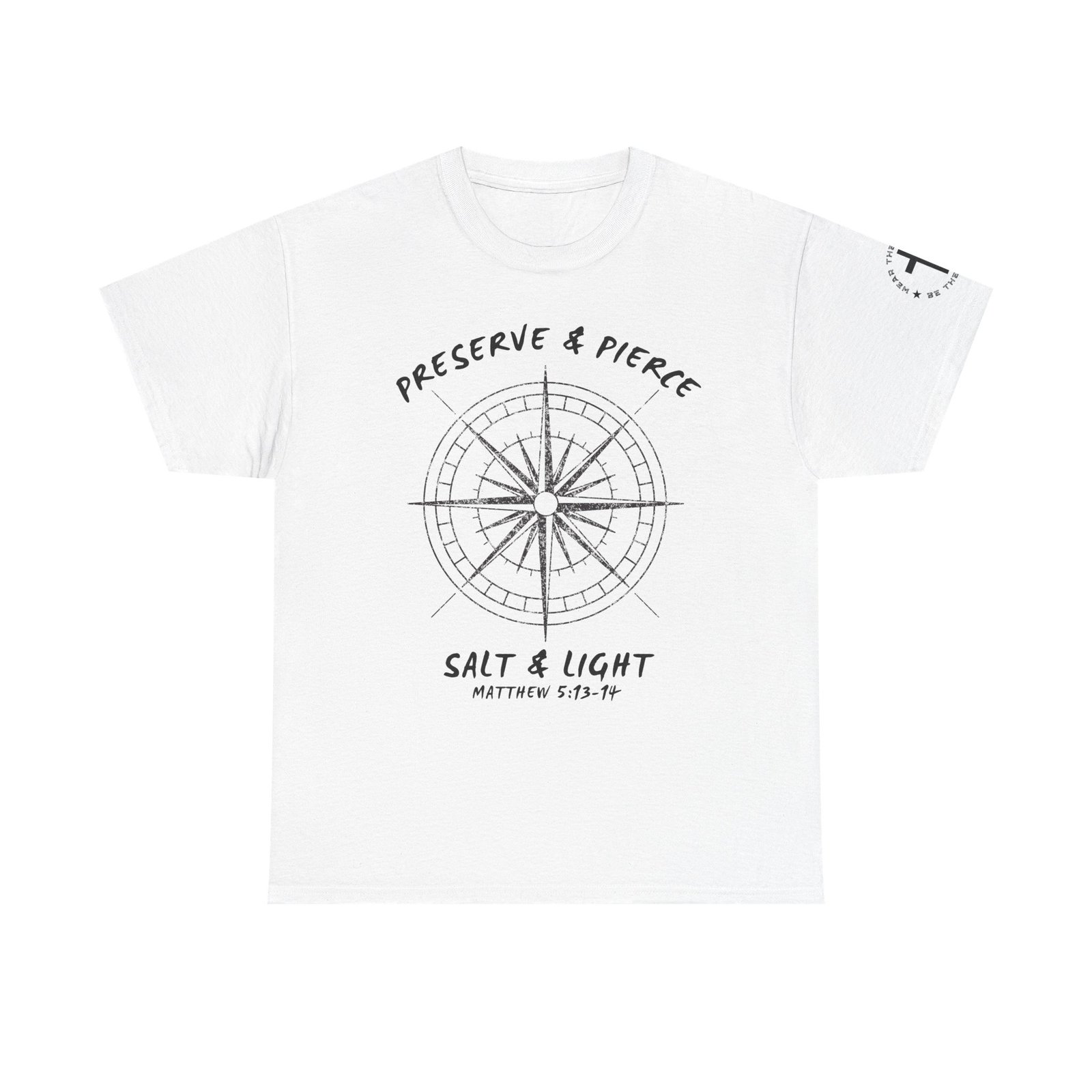 Compass Graphic Tee — "Salt and Light" Inspirational Christian T-Shirt - Image 11