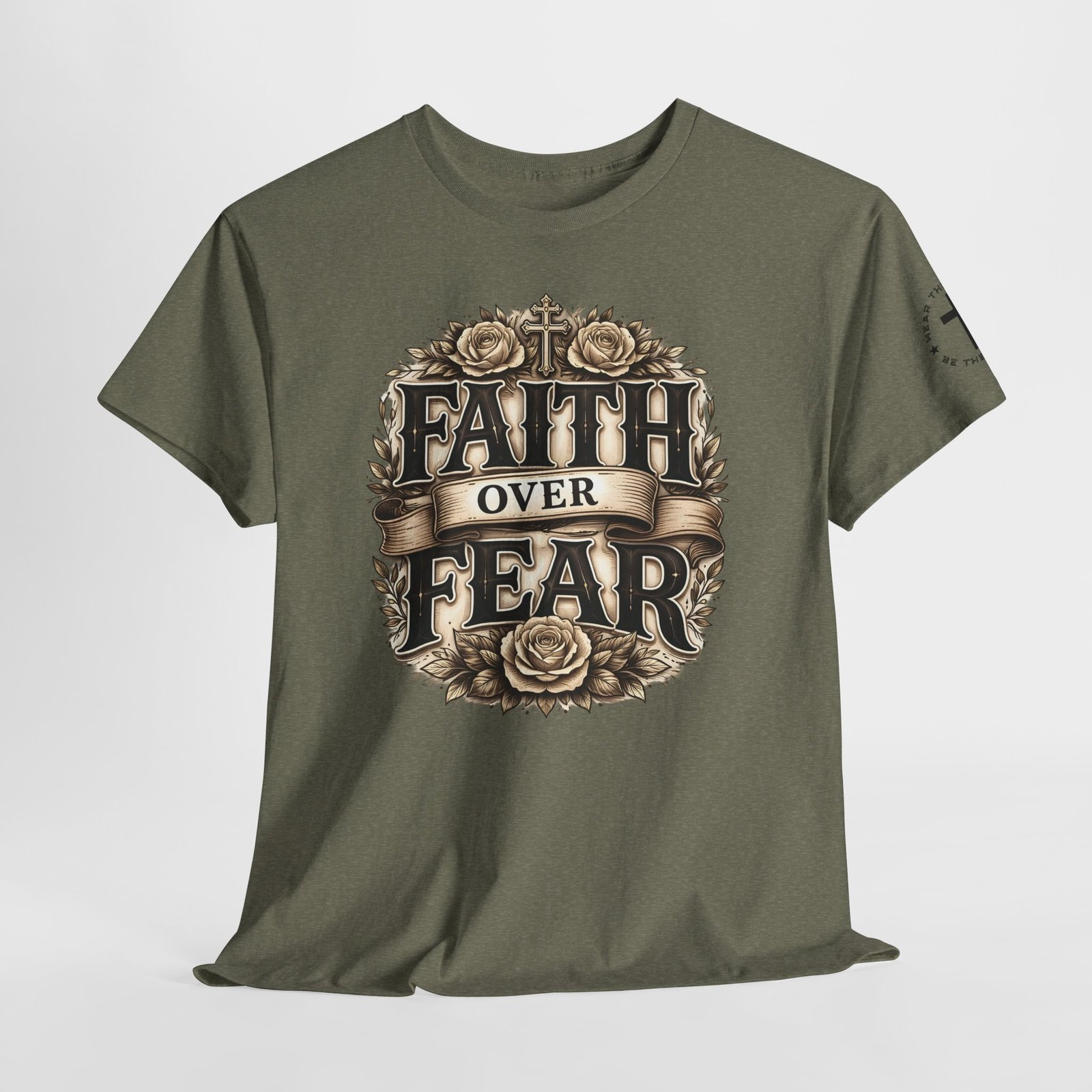 Faith Over Fear T-Shirt — Inspirational Christian Tee - Image 54