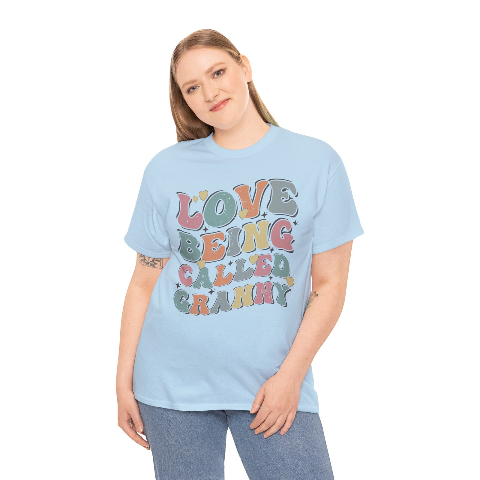 Love Being Called Granny T-Shirt — Proud Granny Tee - Image 62