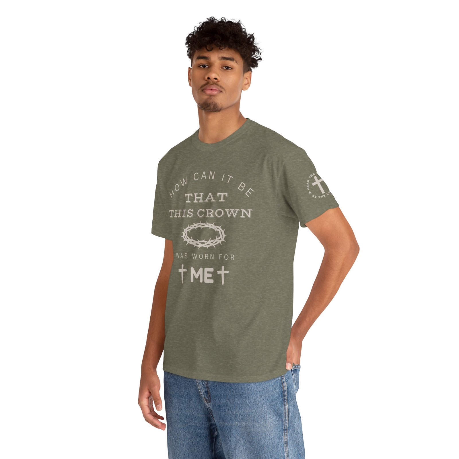 Inspirational Tee — “How can it be that this crown was worn for me” - Image 6