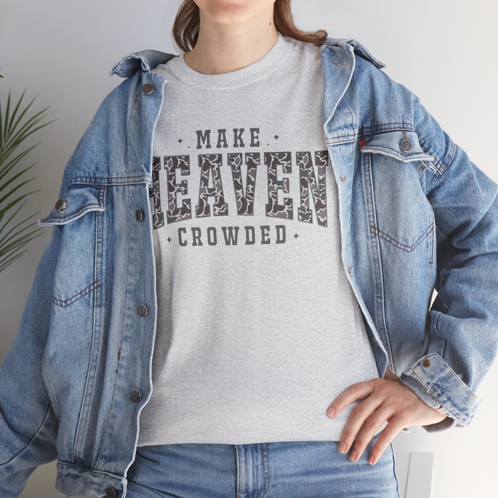 Make Heaven Crowded T-Shirt — Inspirational Christian Faith Tee - Image 31