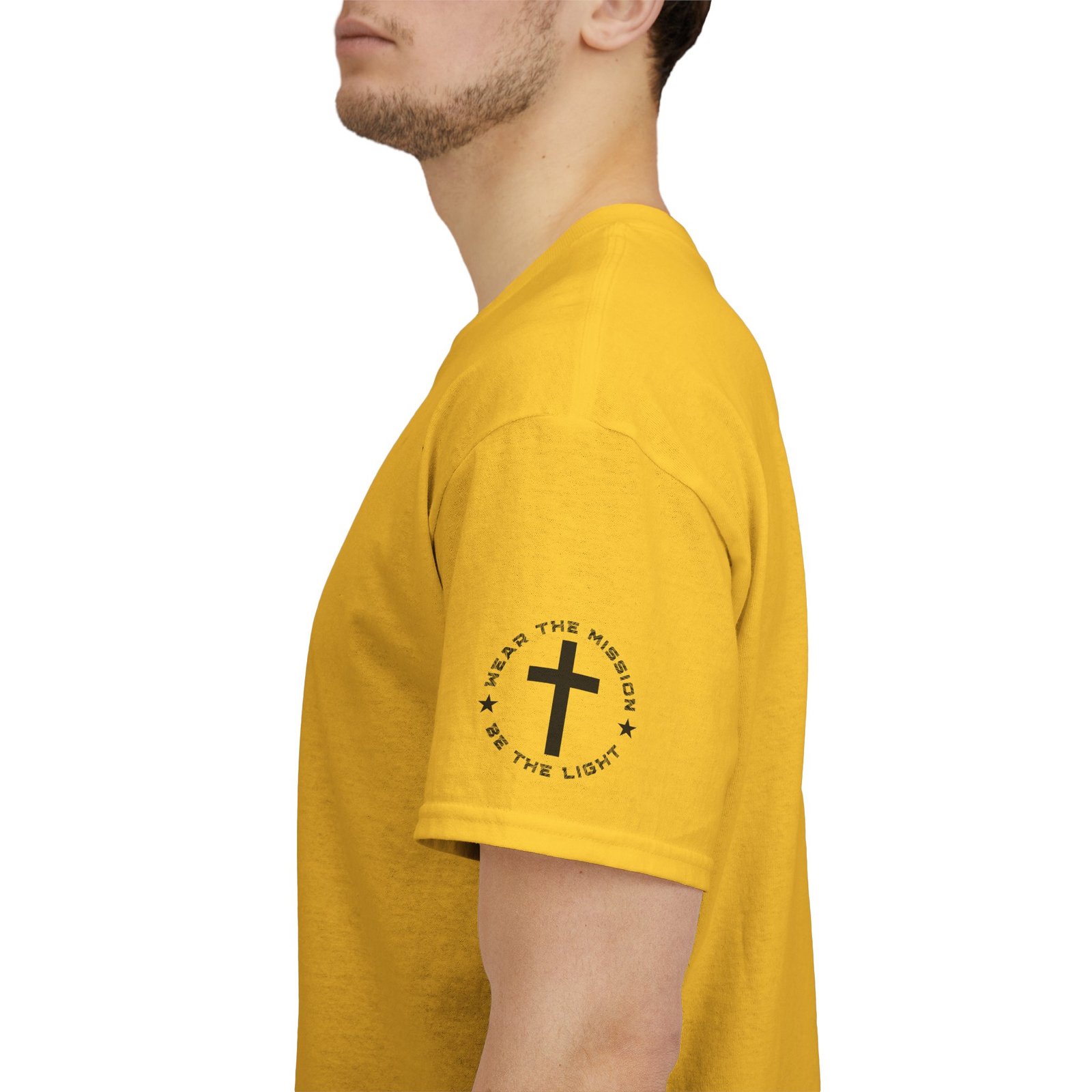 "JESUS SAVES" T-Shirt — Retro Maze Typography Tee - Image 9