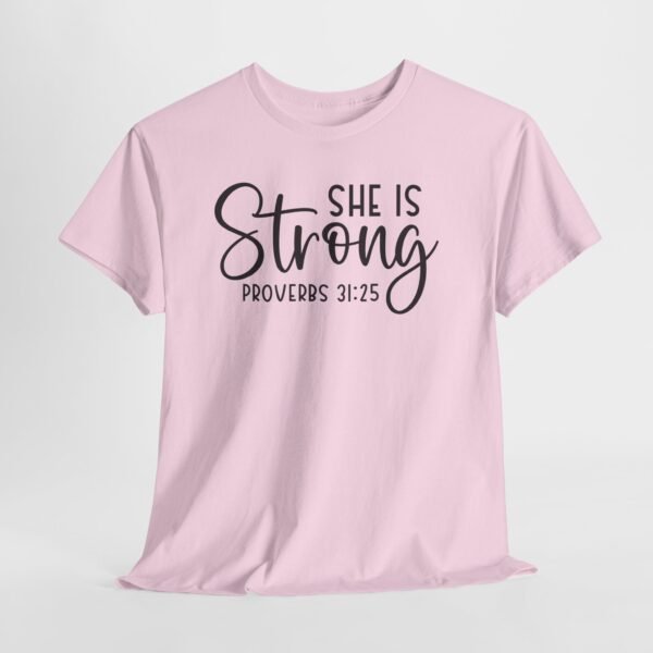 Proverbs 31 'She is Strong' — Inspirational Christian Tee