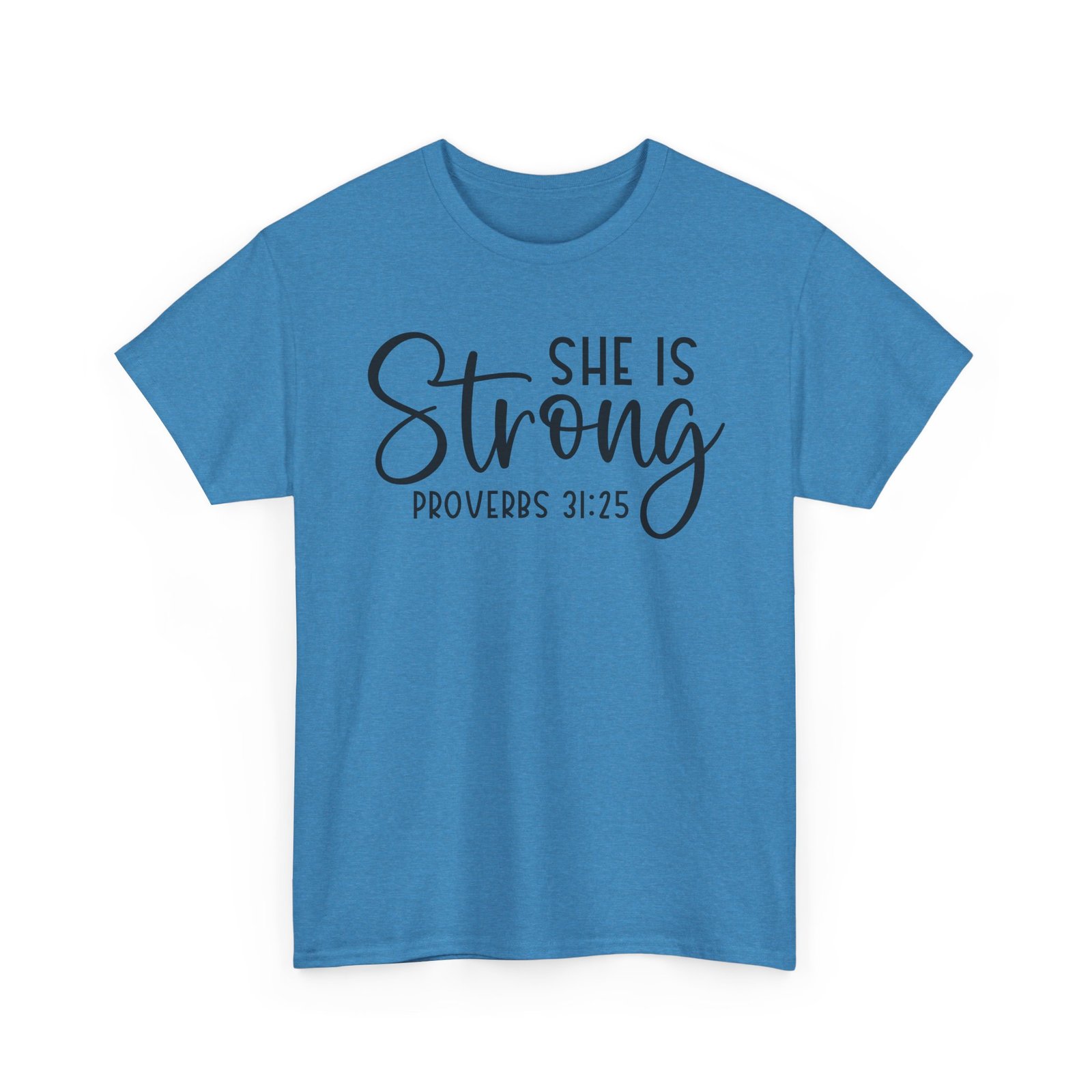Proverbs 31 'She is Strong' — Inspirational Christian Tee - Image 59