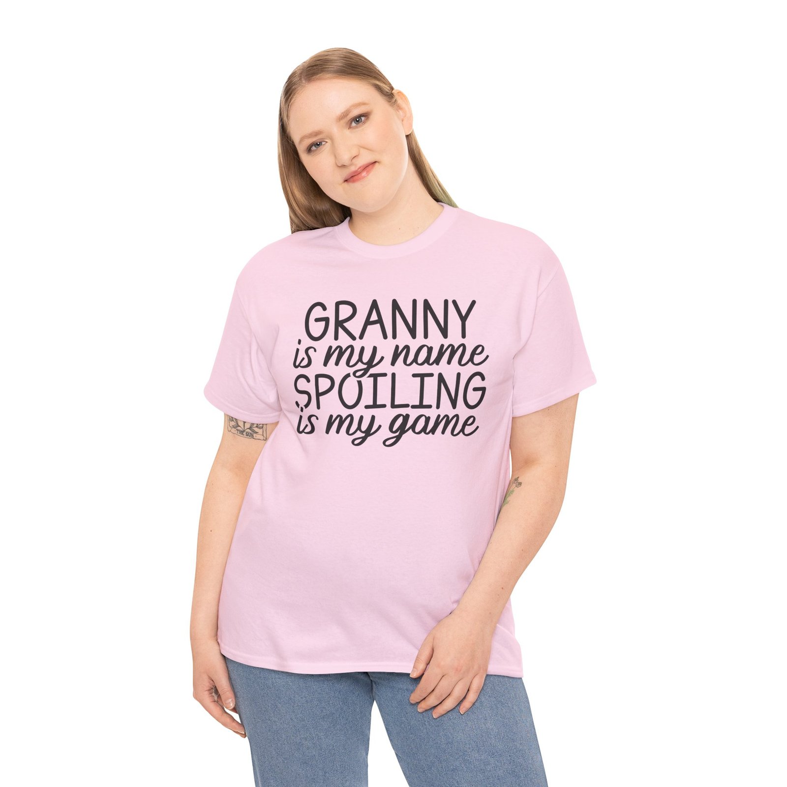 Granny Is My Name Spoiling Is My Game T-Shirt - Image 5