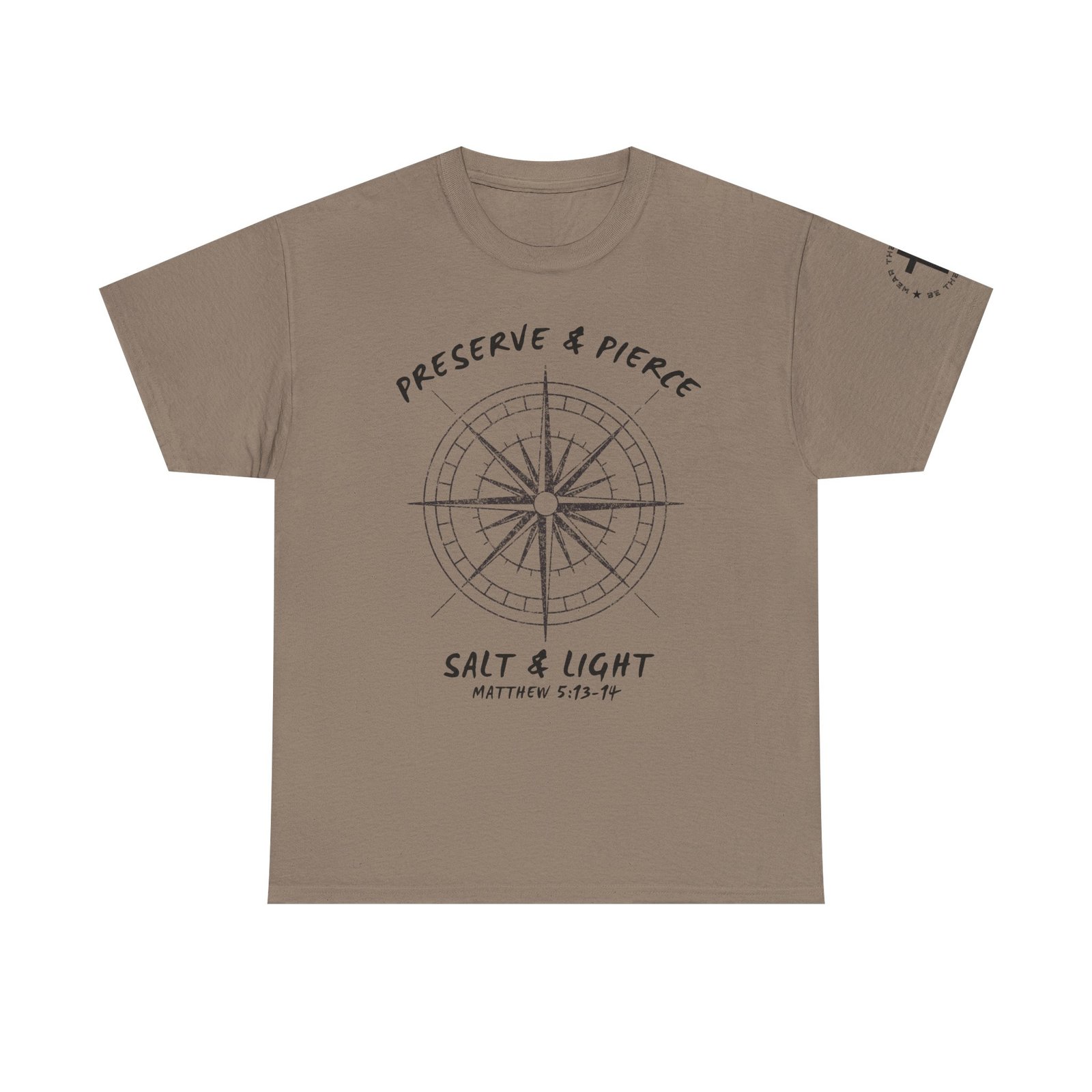 Compass Graphic Tee — "Salt and Light" Inspirational Christian T-Shirt - Image 42