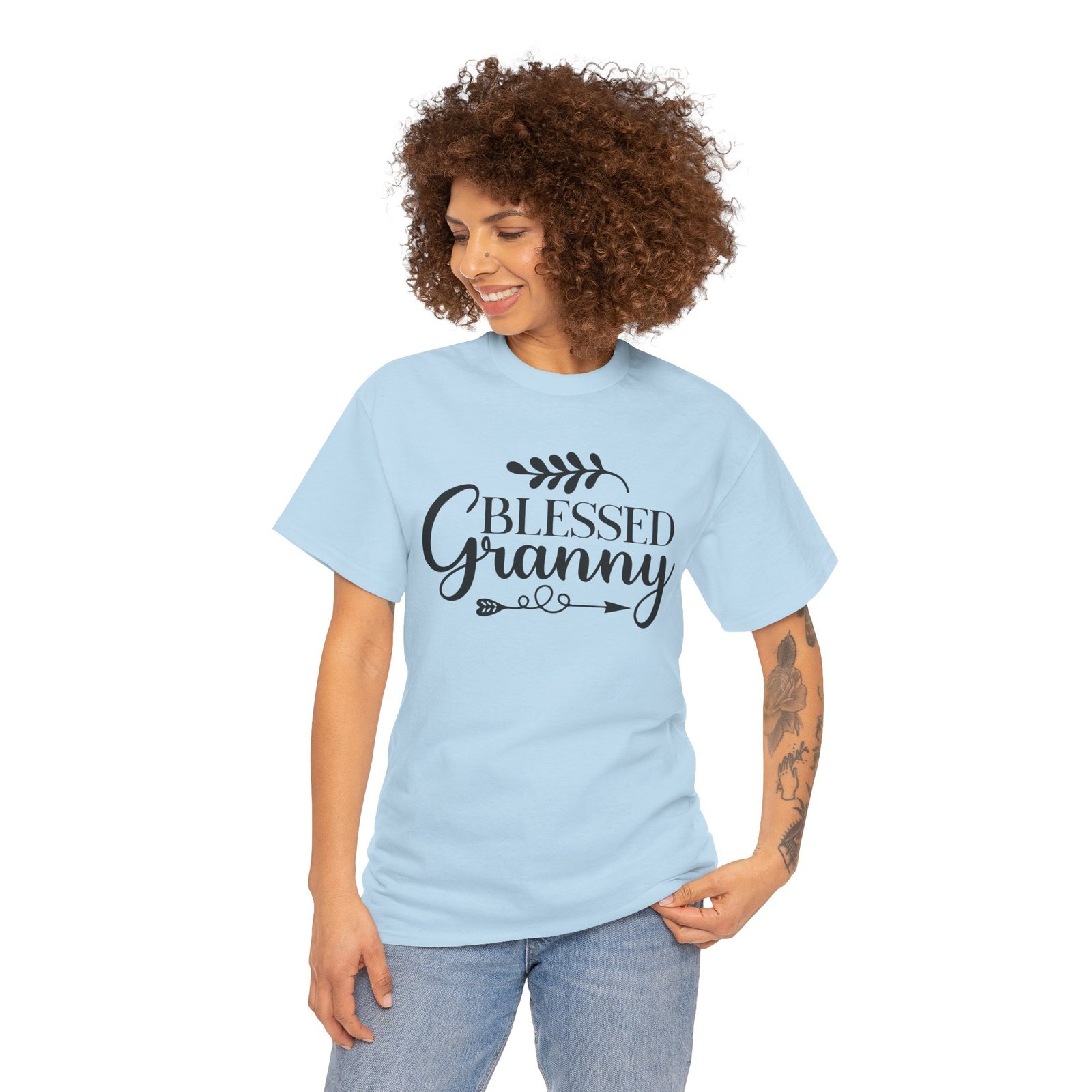 Blessed Granny T-Shirt – Floral Grandma Gift Tee - Image 61