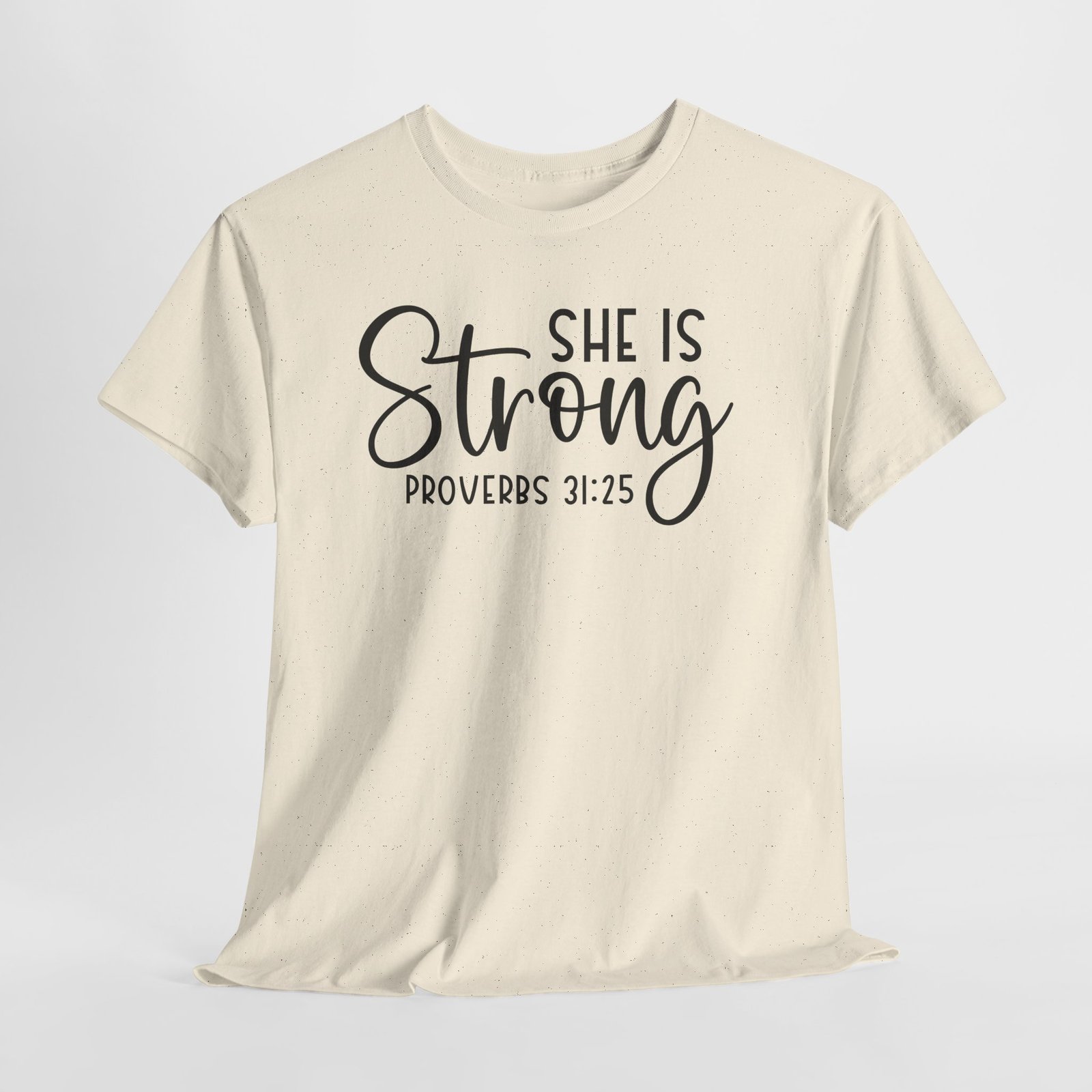 Proverbs 31 'She is Strong' — Inspirational Christian Tee - Image 46