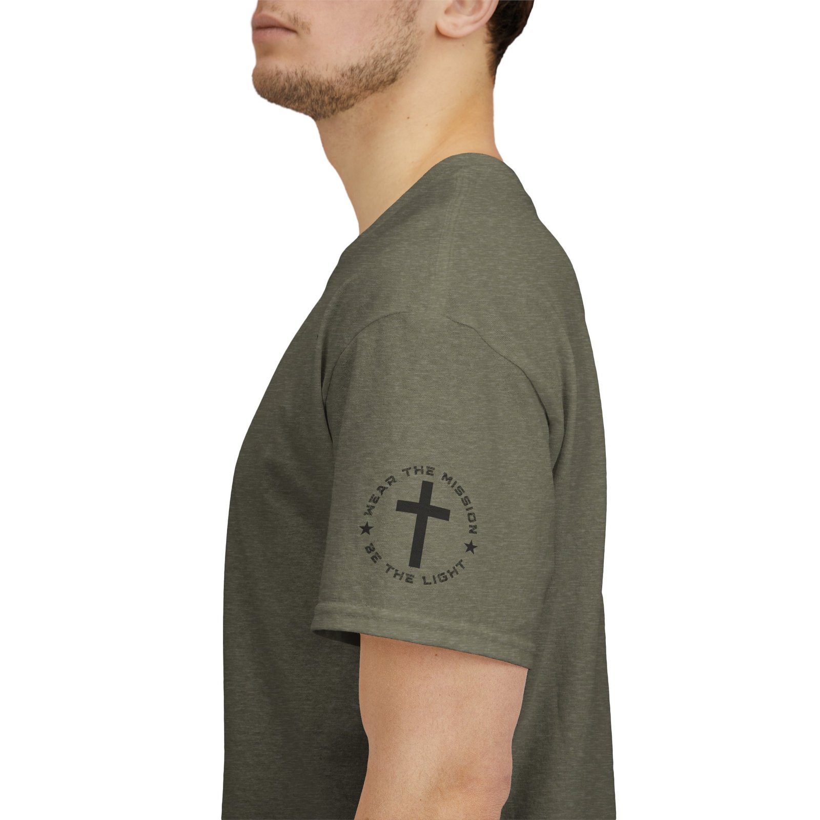 "JESUS SAVES" T-Shirt — Retro Maze Typography Tee - Image 70