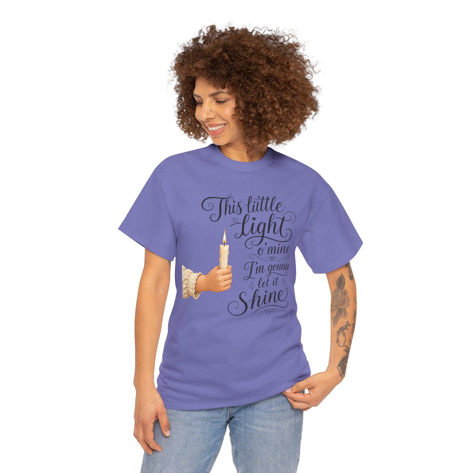 'This Little Light O' Mine' T-Shirt — Inspirational Gospel Tee - Image 67