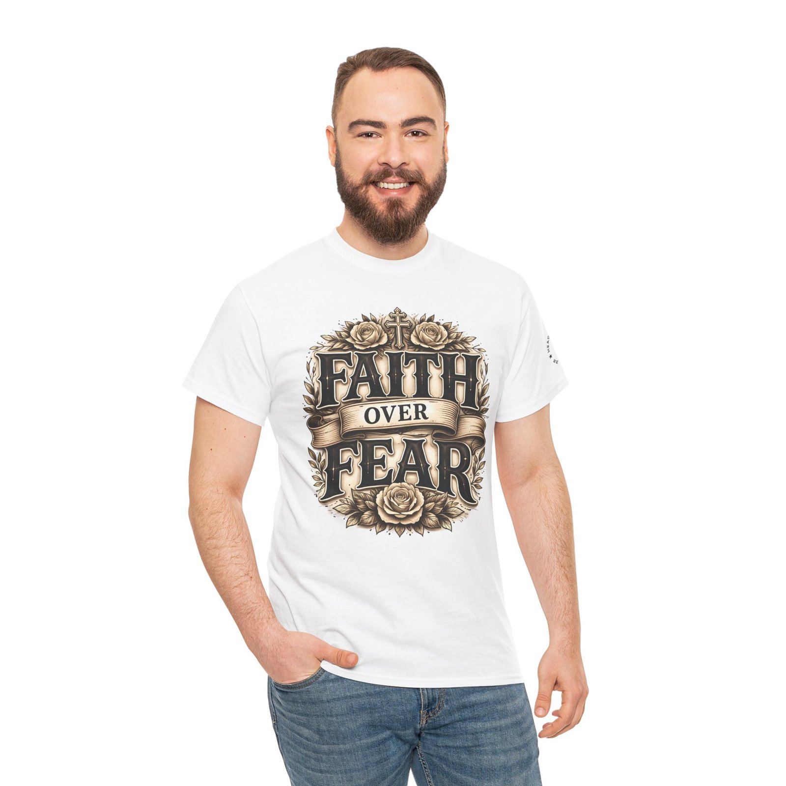 Faith Over Fear T-Shirt — Inspirational Christian Tee - Image 16