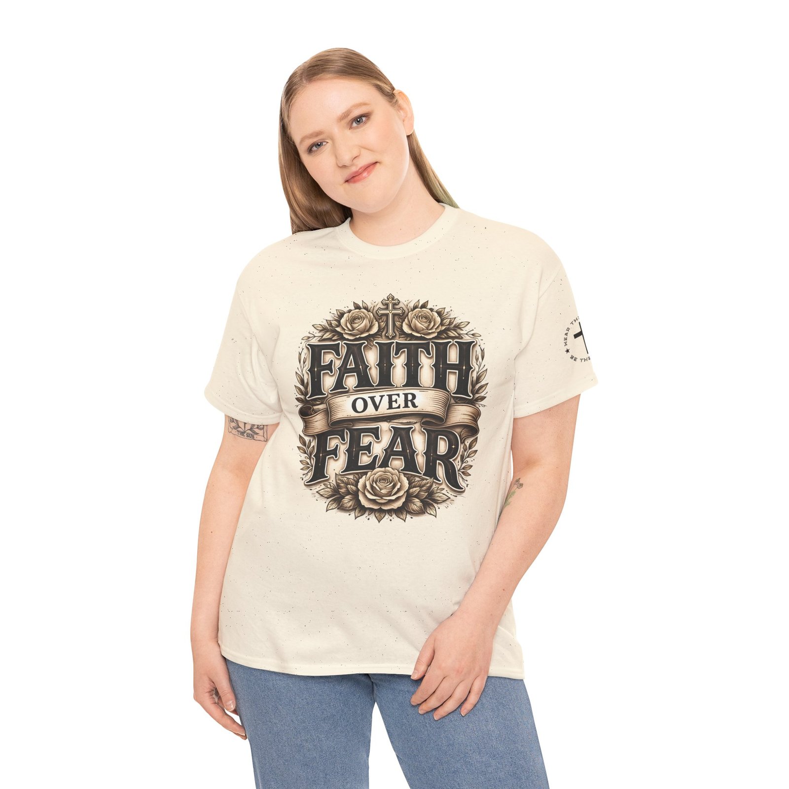 Faith Over Fear T-Shirt — Inspirational Christian Tee - Image 46