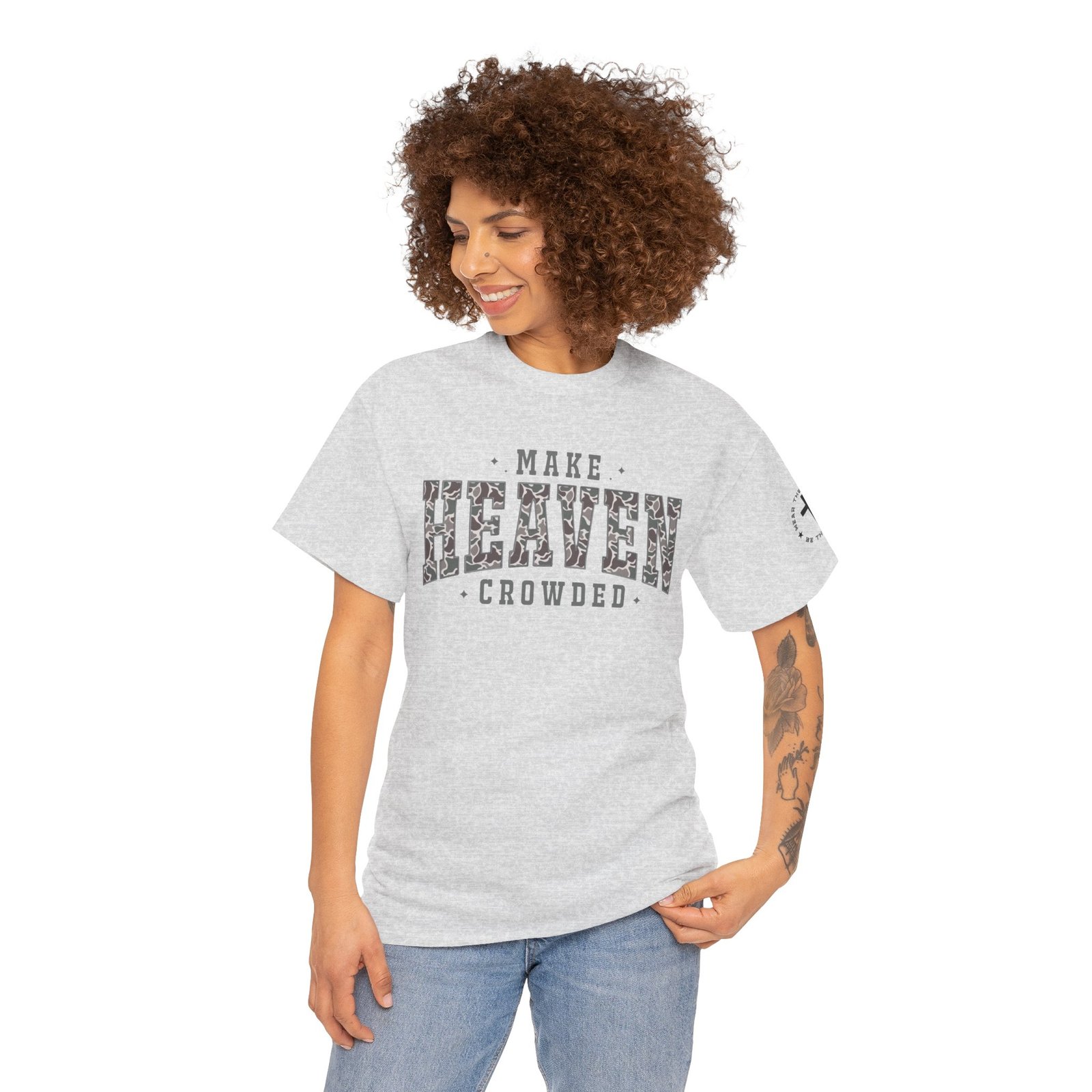 Make Heaven Crowded T-Shirt — Inspirational Christian Faith Tee - Image 25