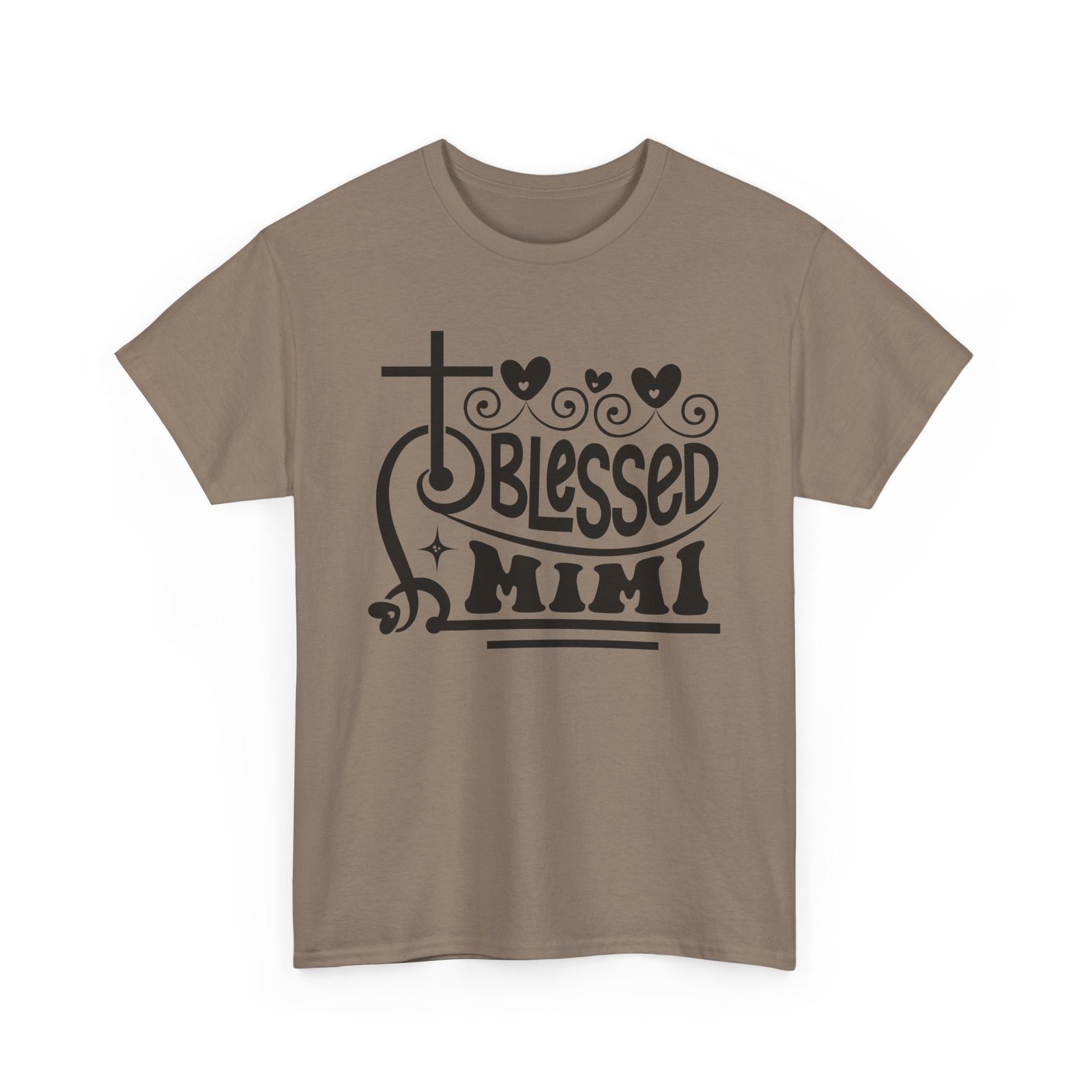 Blessed Mimi Tee — Cross & Hearts Christian Gift for Grandma - Image 31