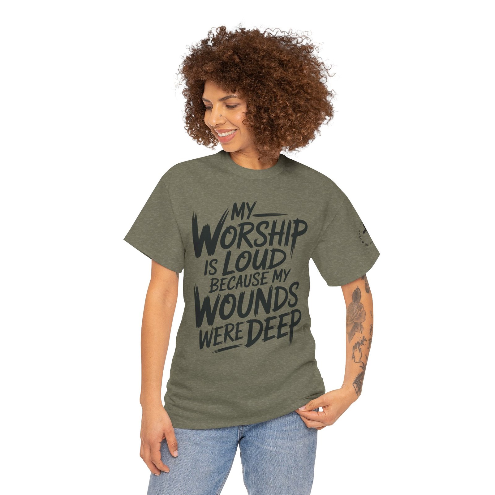 Loud Worship Tee — Christian Graphic T-Shirt - Image 50