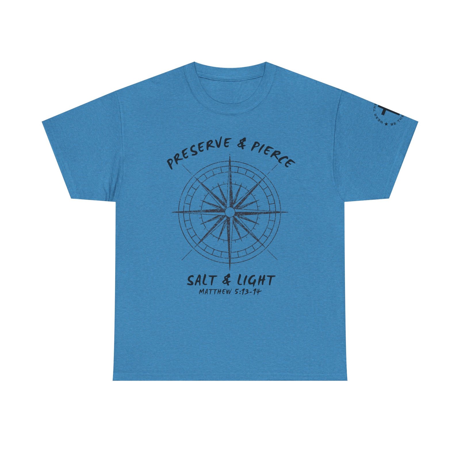 Compass Graphic Tee — "Salt and Light" Inspirational Christian T-Shirt - Image 72
