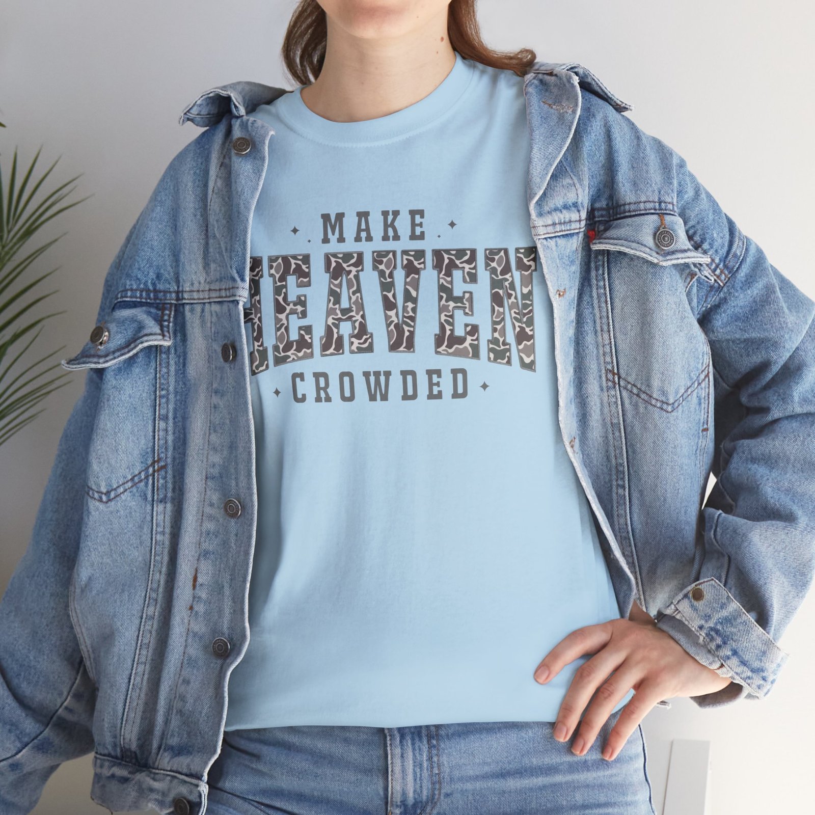 Make Heaven Crowded T-Shirt — Inspirational Christian Faith Tee - Image 71
