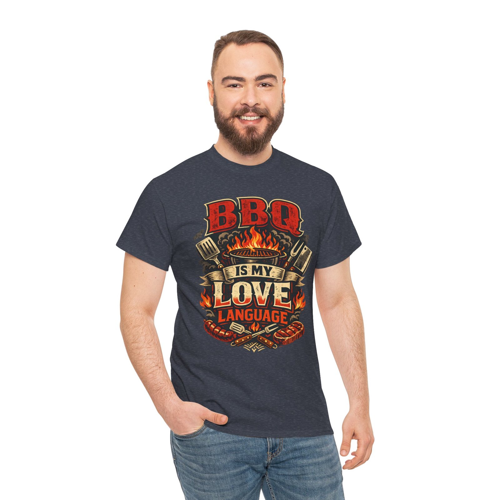 BBQ Is My Love Language T-Shirt - Image 65