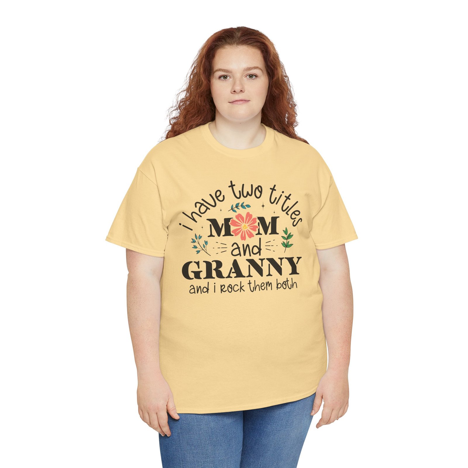 I Have Two Titles: Mom and Granny T-Shirt - Image 6