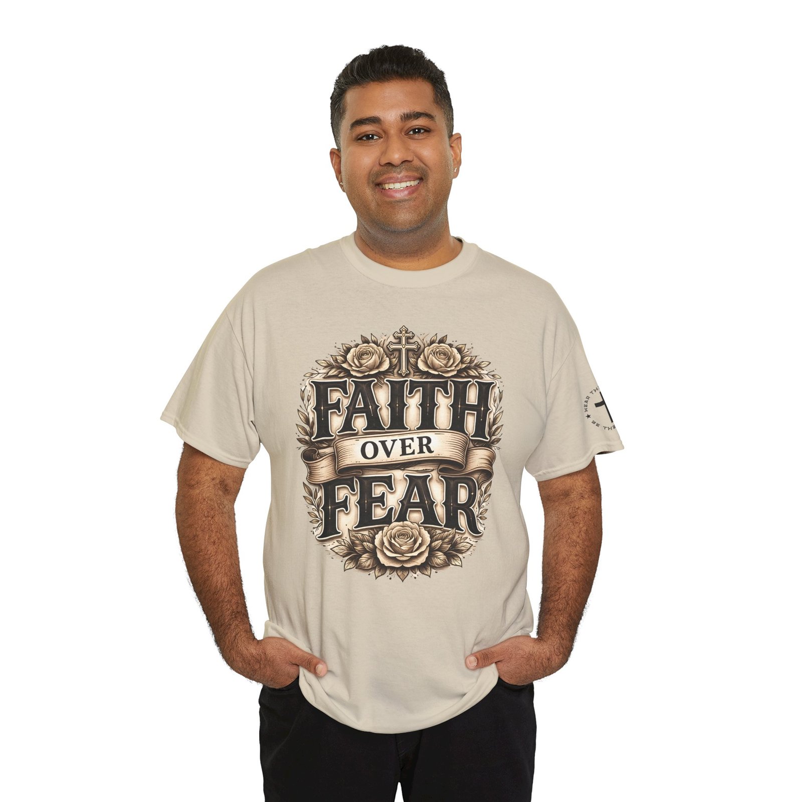 Faith Over Fear T-Shirt — Inspirational Christian Tee - Image 28
