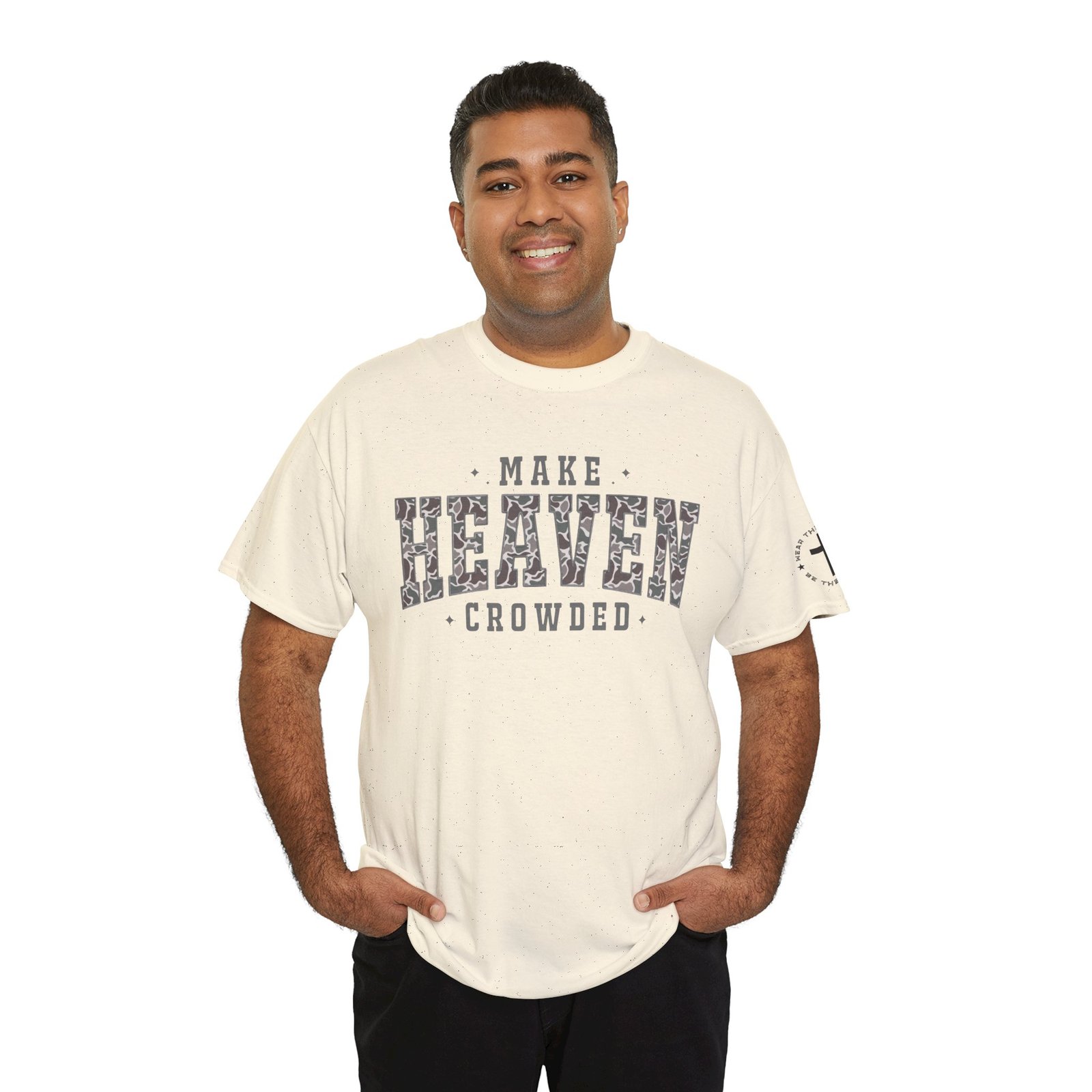 Make Heaven Crowded T-Shirt — Inspirational Christian Faith Tee - Image 49