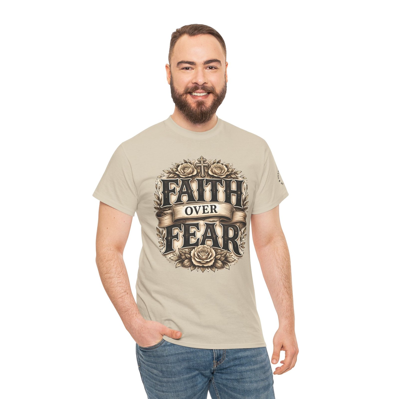 Faith Over Fear T-Shirt — Inspirational Christian Tee - Image 27