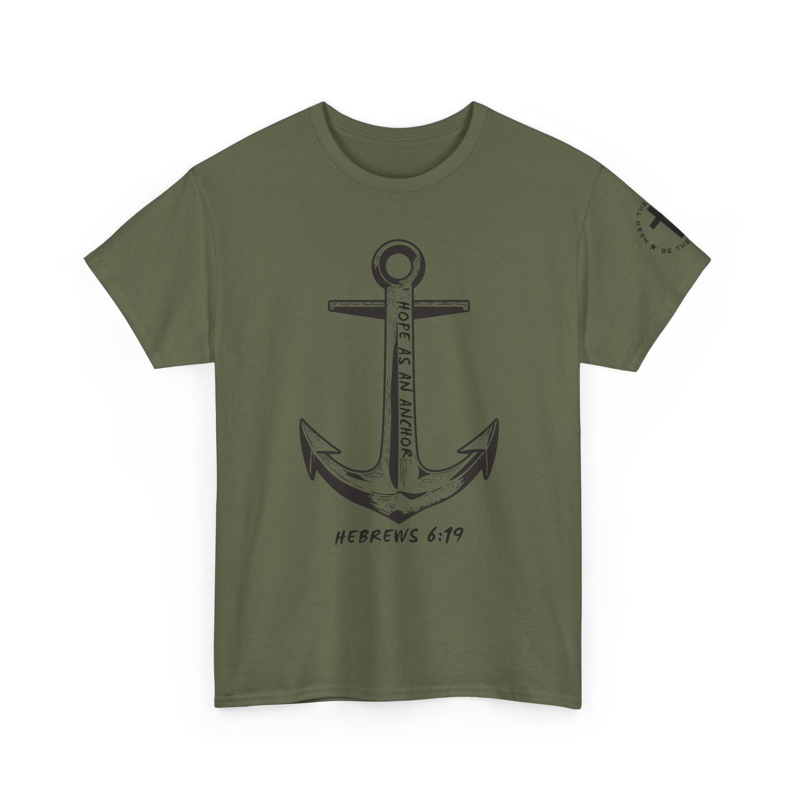 Anchor Faith T-Shirt – Hebrews 6:19 Christian Nautical Tee - Image 73