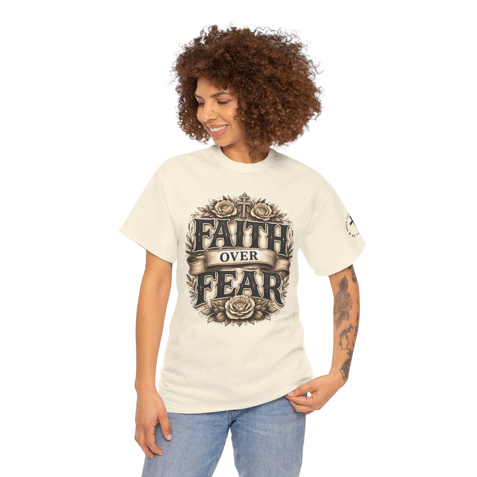 Faith Over Fear T-Shirt — Inspirational Christian Tee - Image 45