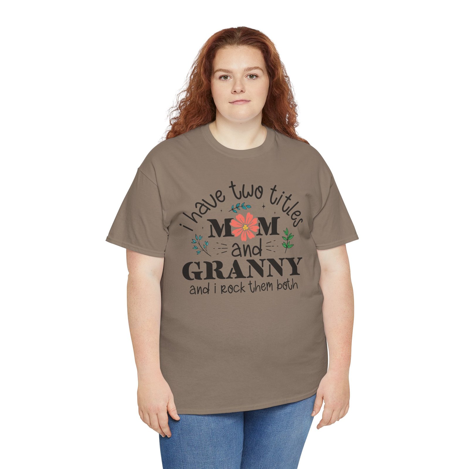 I Have Two Titles: Mom and Granny T-Shirt - Image 35