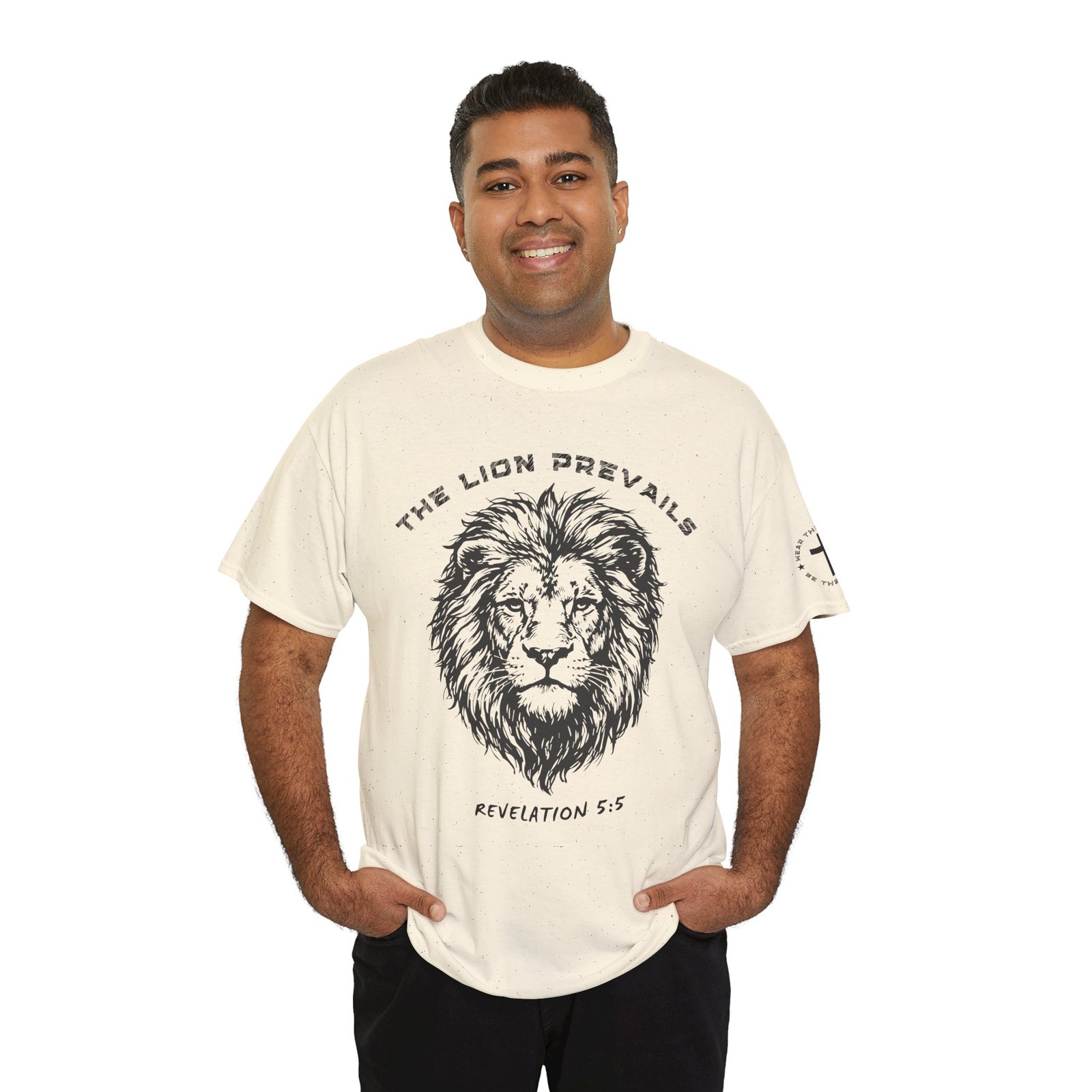 Lion Prevails T-Shirt — 'The Lion Prevails' Revelation 5:5 Christian Tee - Image 35