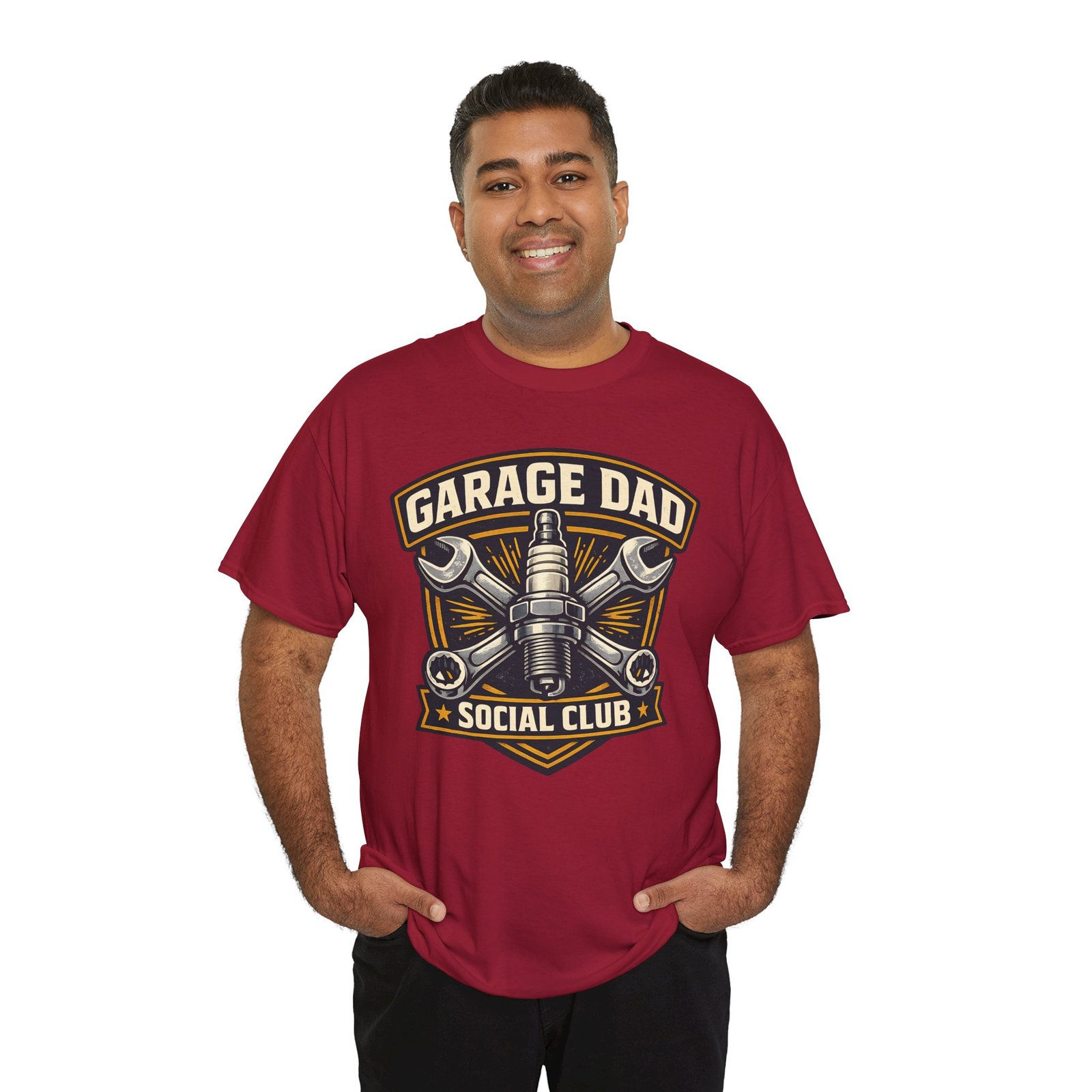 Garage Dad Social Club T-Shirt - Image 66