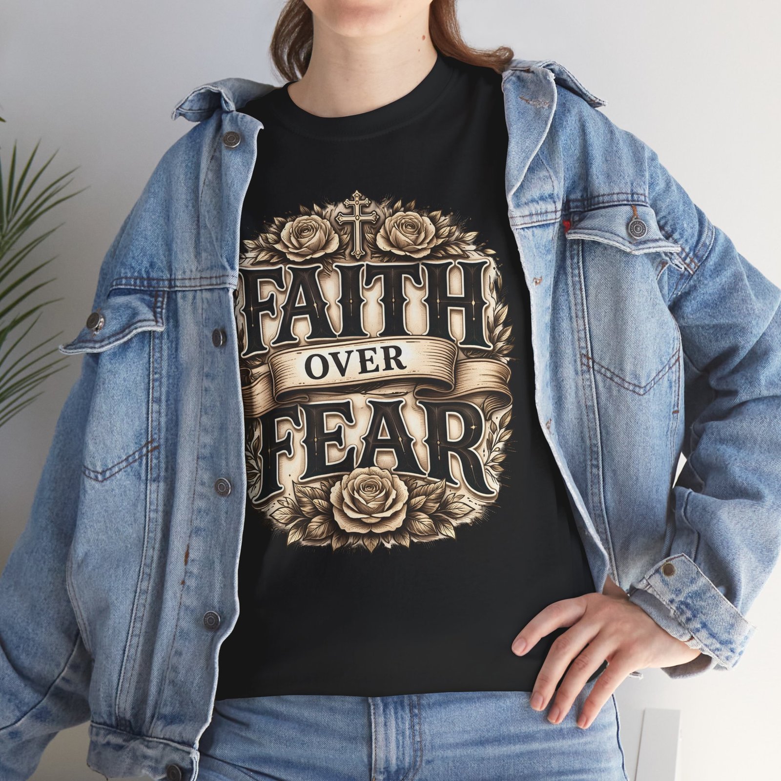 Faith Over Fear T-Shirt — Inspirational Christian Tee - Image 10