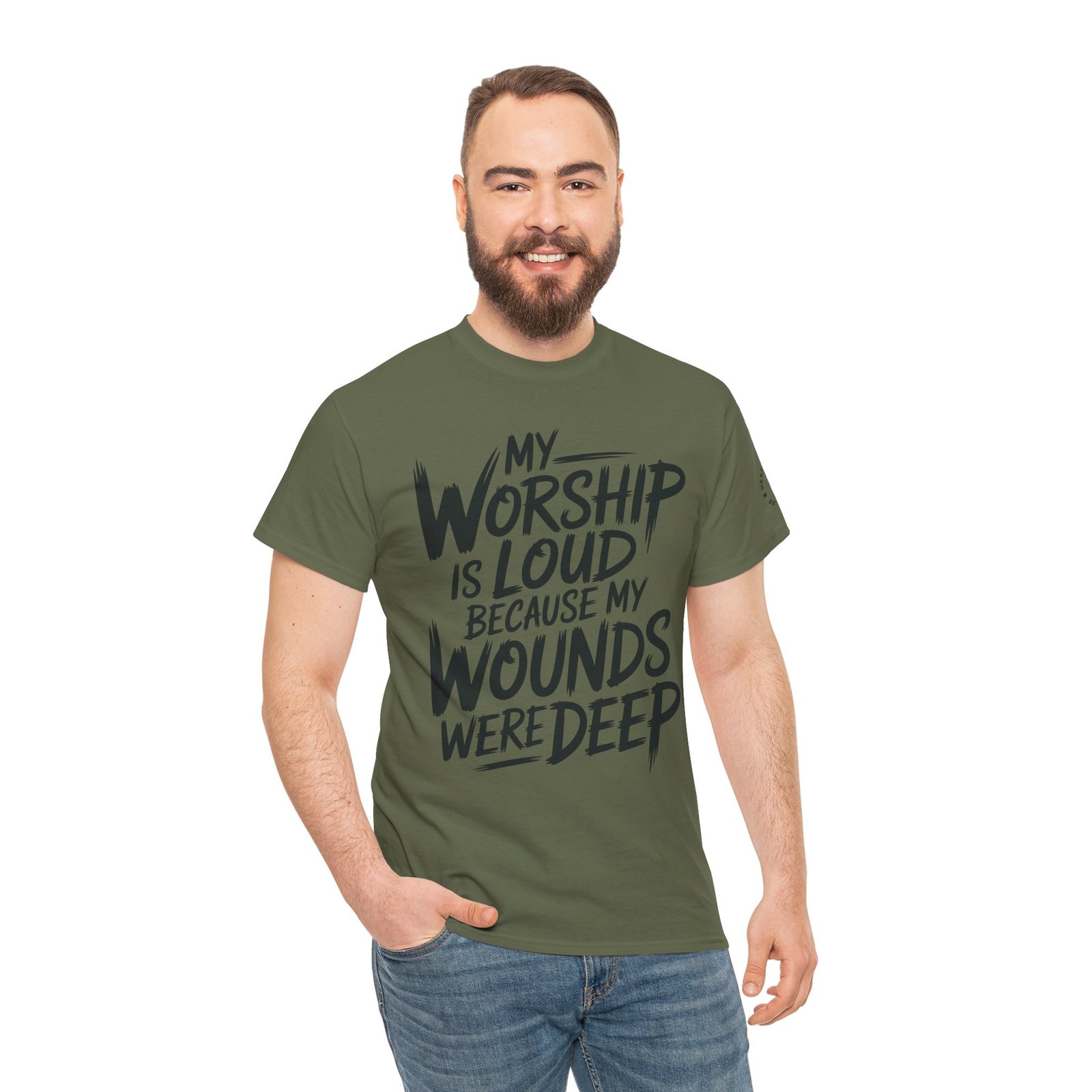 Loud Worship Tee — Christian Graphic T-Shirt - Image 61